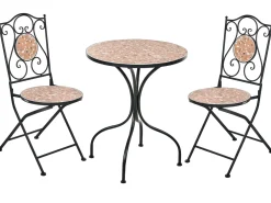 Set bistrot Pieghevole ADRANO Metallo Nero