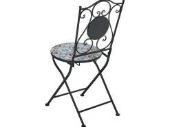 Set bistrot Pieghevole AGGIUS Metallo Nero