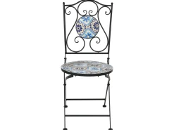 Set bistrot Pieghevole AGGIUS Metallo Nero