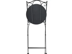Set bistrot Pieghevole AGGIUS Metallo Nero