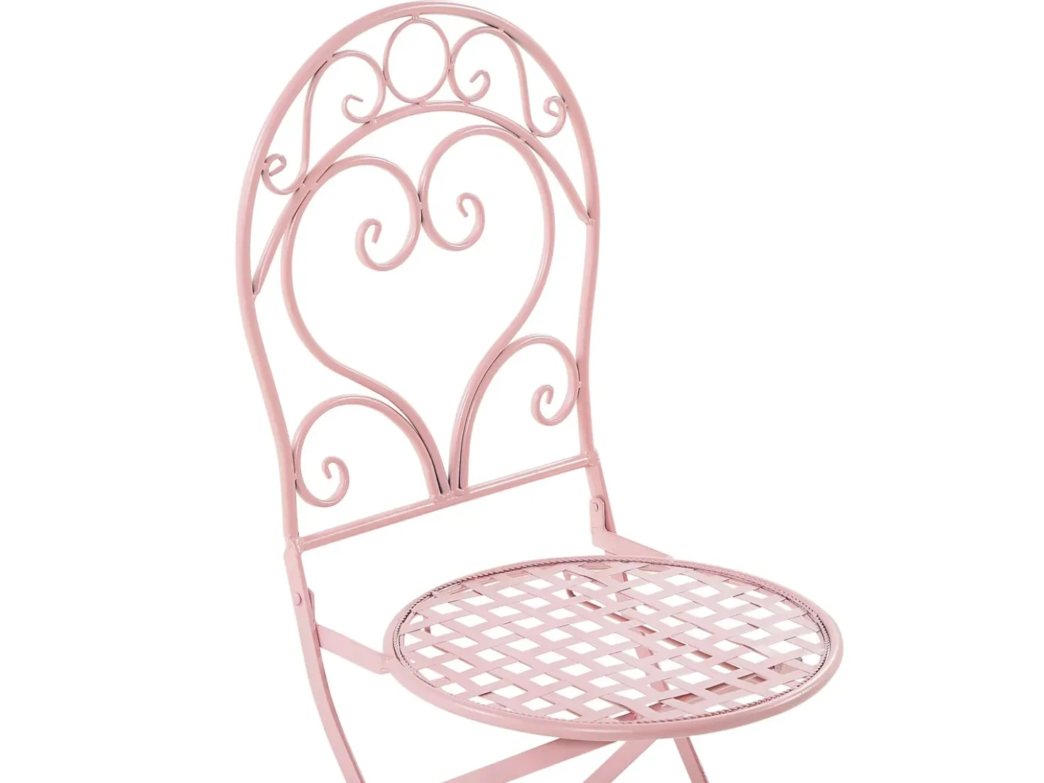 Set bistrot Pieghevole ALBINIA Metallo Rosa