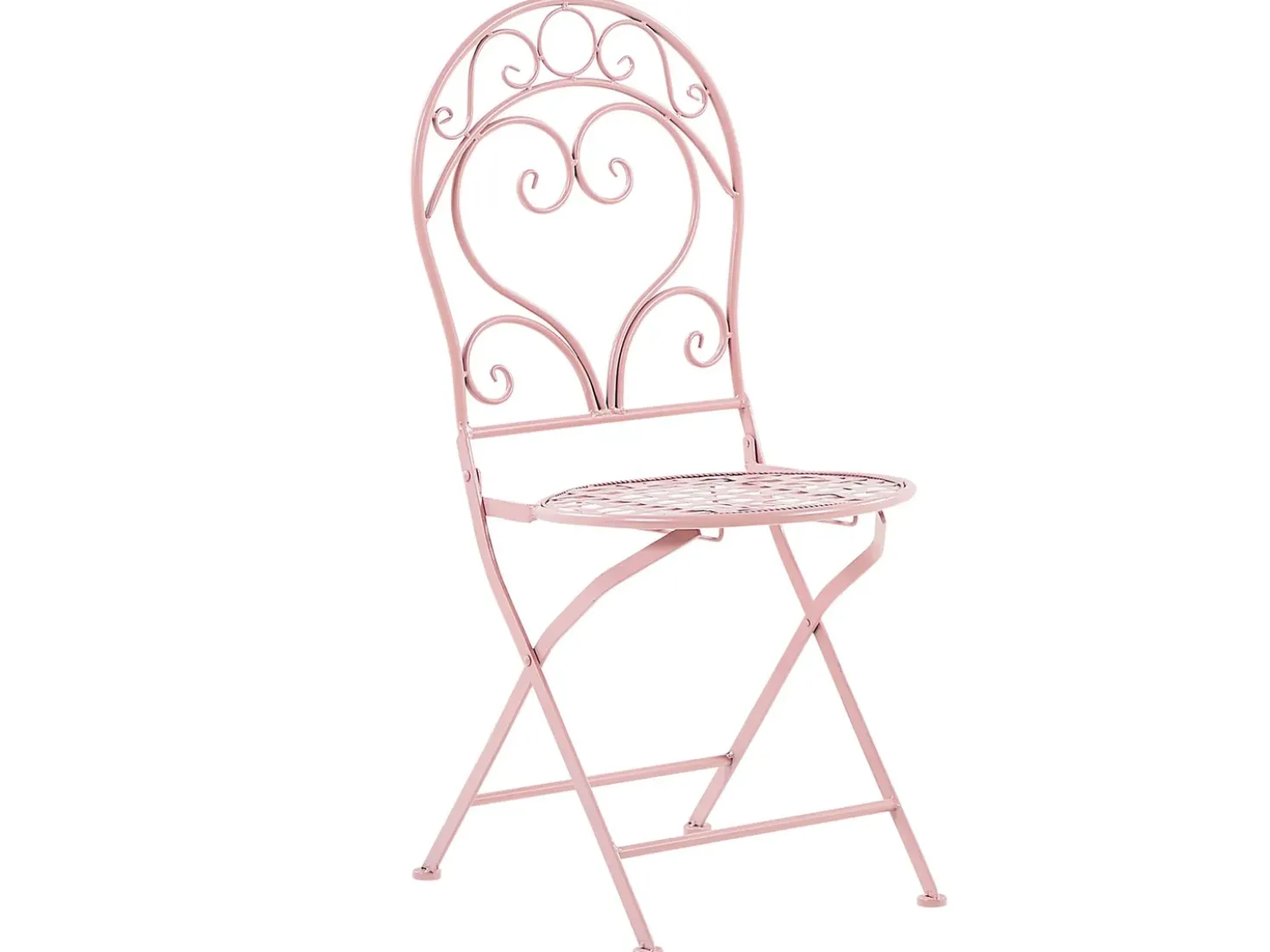 Set bistrot Pieghevole ALBINIA Metallo Rosa