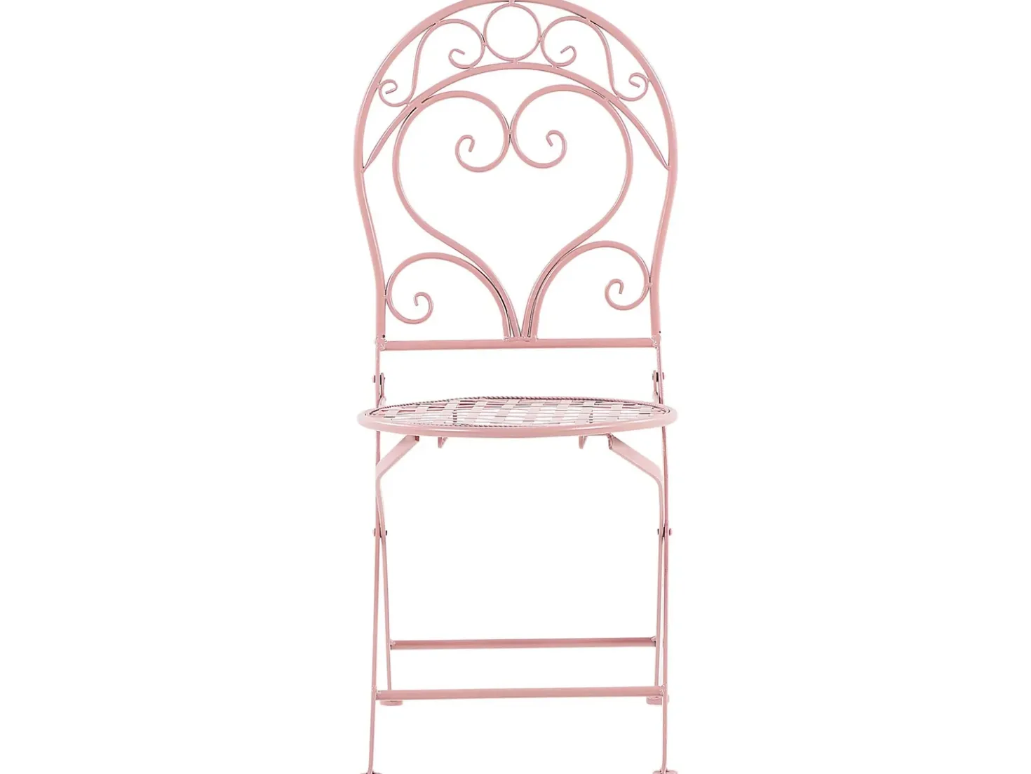 Set bistrot Pieghevole ALBINIA Metallo Rosa