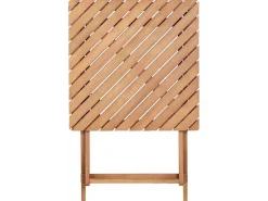 Set bistrot Pieghevole ARDORE Legno d'eucalipto Marrone