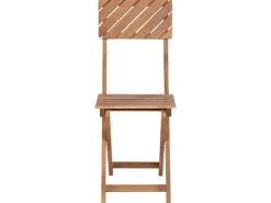 Set bistrot Pieghevole ARDORE Legno d'eucalipto Marrone