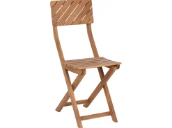 Set bistrot Pieghevole ARDORE Legno d'eucalipto Marrone