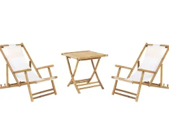 Set bistrot Pieghevole ATRANI/MOLISE Bambù Marrone chiaro