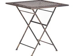 Set bistrot Pieghevole BORMIO Metallo Nero