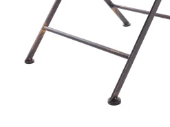 Set bistrot Pieghevole BORMIO Metallo Nero