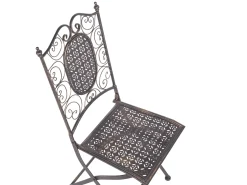 Set bistrot Pieghevole BORMIO Metallo Nero