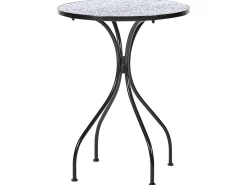 Set bistrot Pieghevole CAMPRENA Metallo Nero
