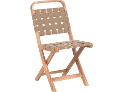 Set bistrot Pieghevole CALCIANO Legno di acacia certificato Marrone