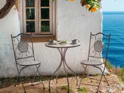 Set bistrot Pieghevole CHAPECO Metallo Nero