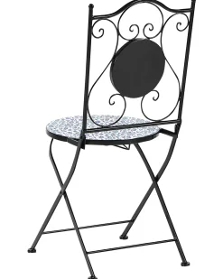 Set bistrot Pieghevole CHAPECO Metallo Nero