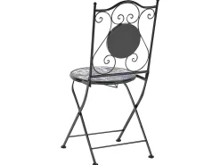 Set bistrot Pieghevole CIVITA Metallo Nero