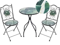 Set bistrot Pieghevole COZZANA Metallo Nero