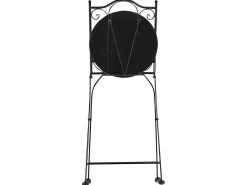 Set bistrot Pieghevole COZZANA Metallo Nero