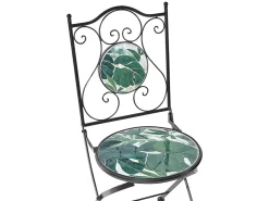 Set bistrot Pieghevole COZZANA Metallo Nero
