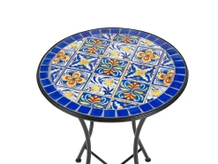 Set bistrot Pieghevole CORIANO Metallo Nero