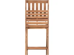 Set bistrot Pieghevole FEBBIO Legno di acacia certificato Marrone