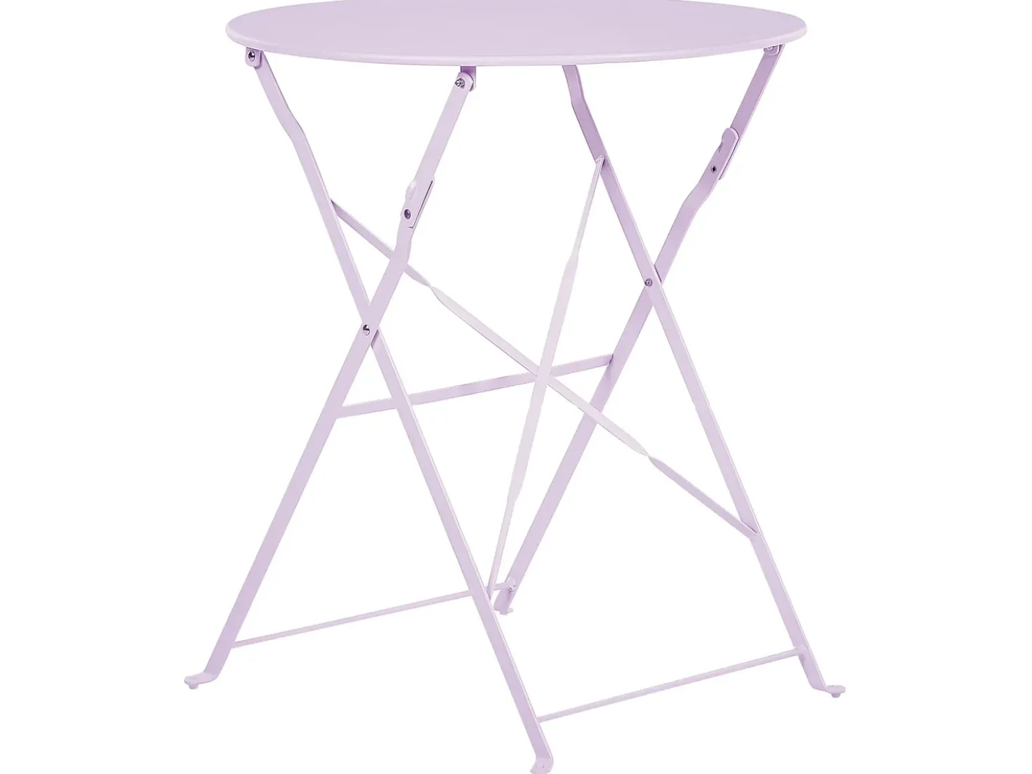 Set bistrot Pieghevole FIORI Metallo Viola