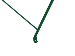 Set bistrot Pieghevole FIORI Metallo Verde scuro