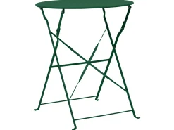 Set bistrot Pieghevole FIORI Metallo Verde scuro
