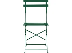 Set bistrot Pieghevole FIORI Metallo Verde scuro