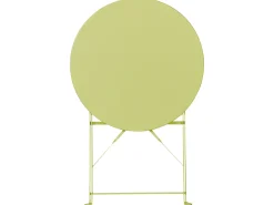 Set bistrot Pieghevole FIORI Metallo Verde lime