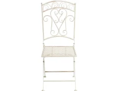Set bistrot Pieghevole JUINA Metallo Beige chiaro