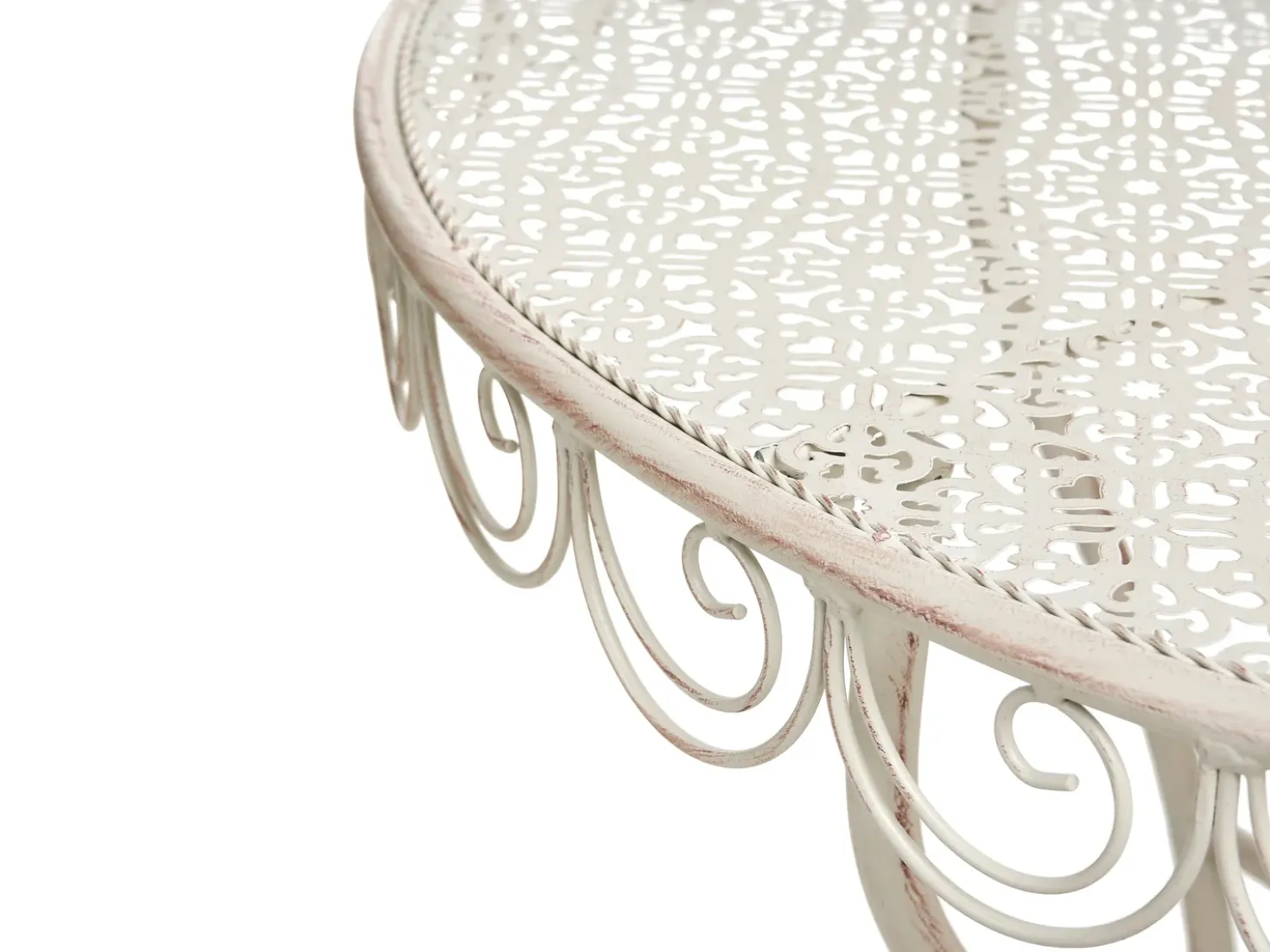 Set bistrot Pieghevole JUINA Metallo Beige chiaro