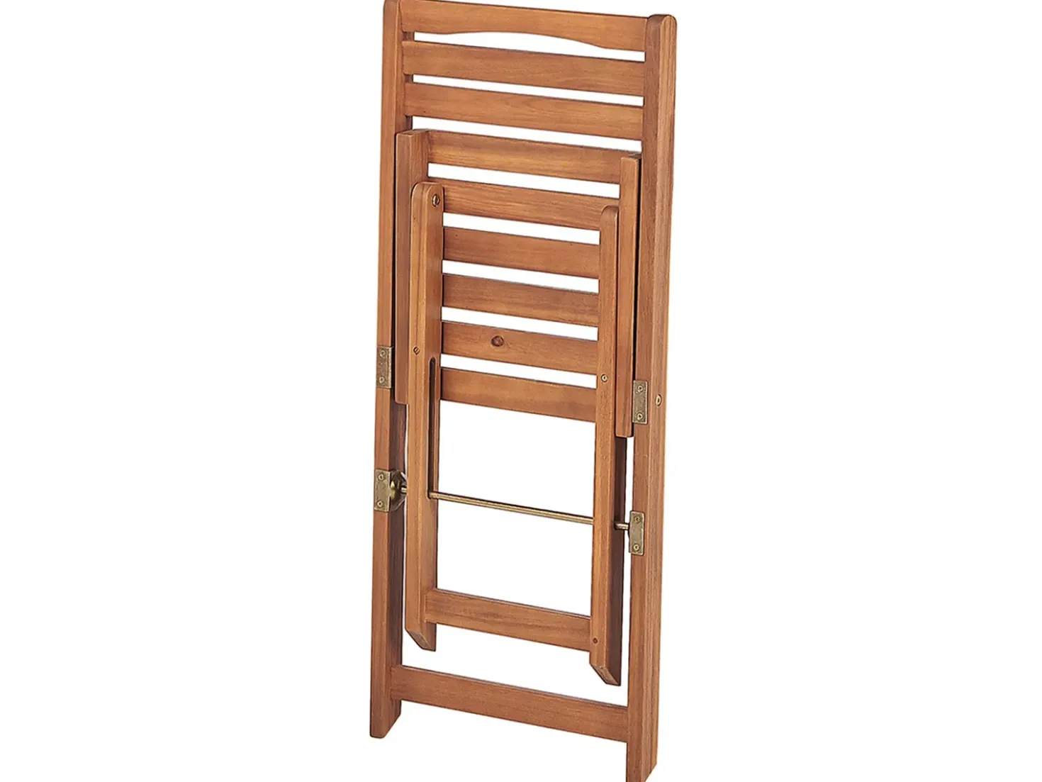 Set bistrot Pieghevole LENOLA Legno d'acacia Marrone