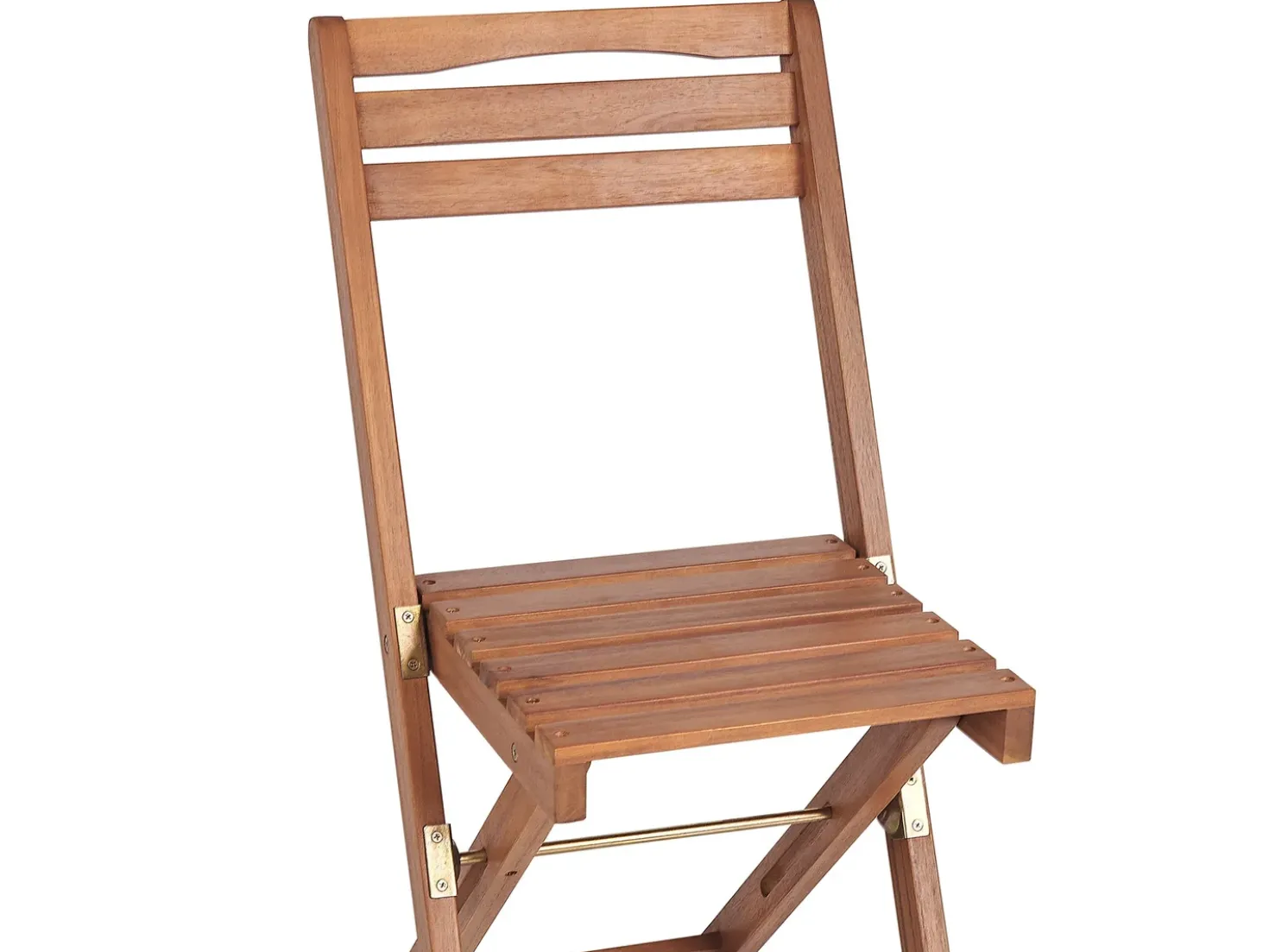 Set bistrot Pieghevole LENOLA Legno d'acacia Marrone