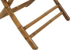 Set bistrot Pieghevole MOLISE Bambù Marrone