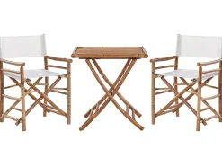 Set bistrot Pieghevole MOLISE Bambù Marrone