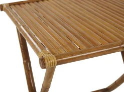 Set bistrot Pieghevole MOLISE Bambù Marrone