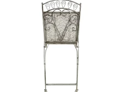 Set bistrot Pieghevole NURRA Metallo Grigio