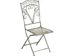 Set bistrot Pieghevole NURRA Metallo Grigio