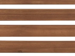 Set bistrot Pieghevole PARAGGI Legno di acacia certificato Marrone