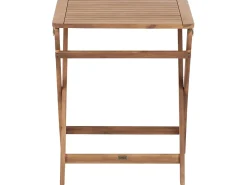 Set bistrot Pieghevole PARAGGI Legno di acacia certificato Marrone