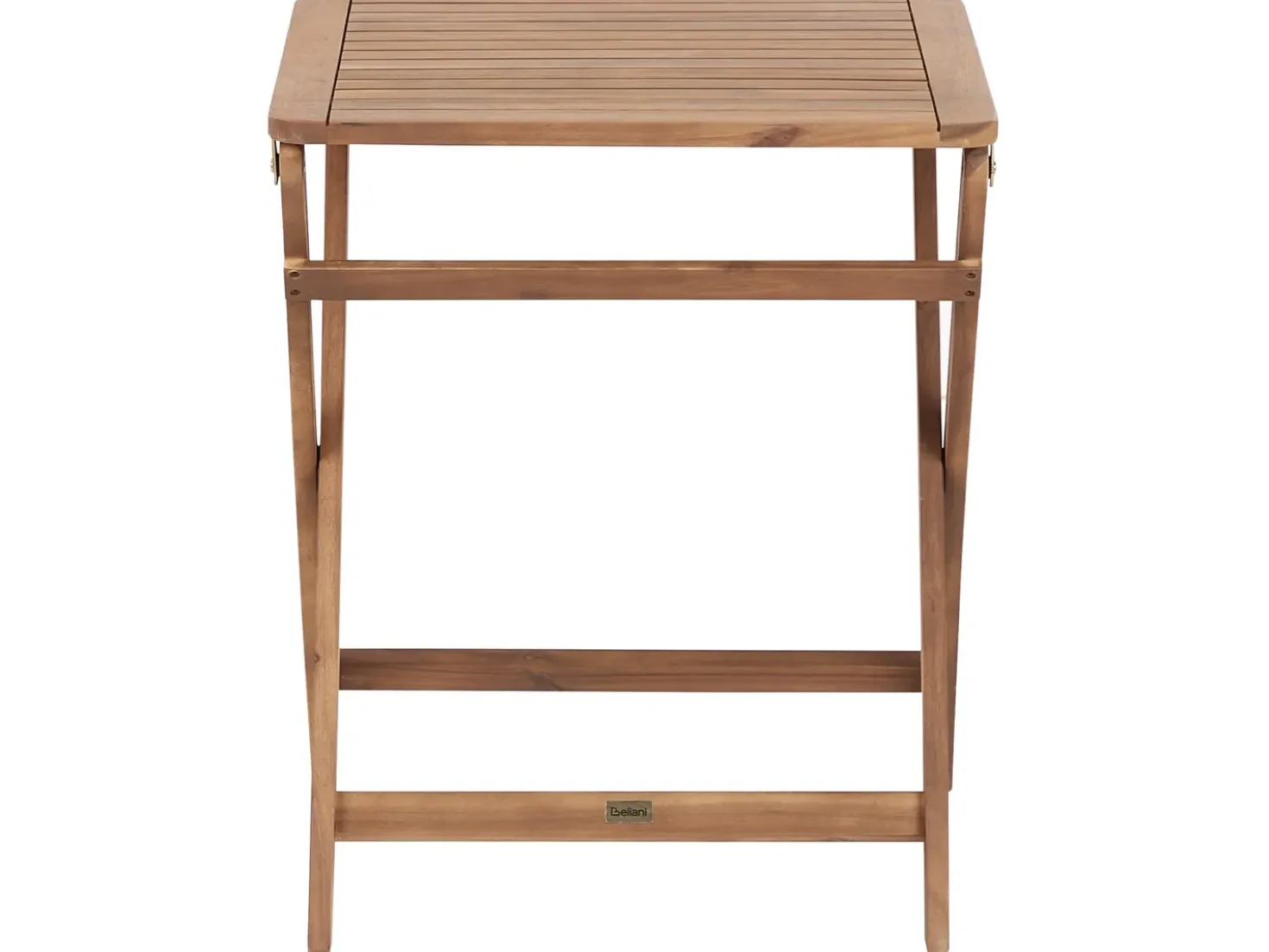 Set bistrot Pieghevole PARAGGI Legno di acacia certificato Marrone
