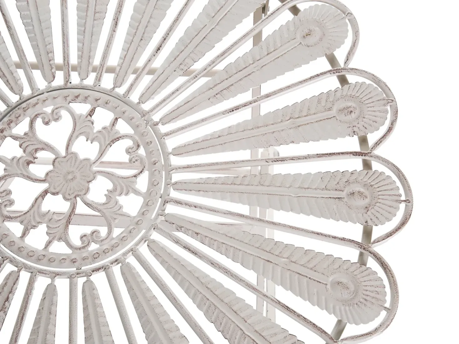 Set bistrot Pieghevole PAVIA Metallo Bianco sporco