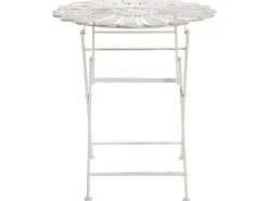 Set bistrot Pieghevole PAVIA Metallo Bianco sporco