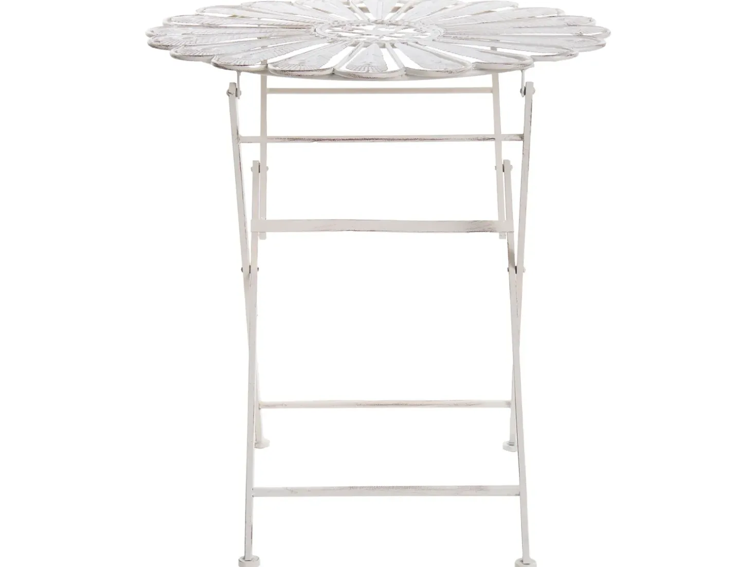 Set bistrot Pieghevole PAVIA Metallo Bianco sporco