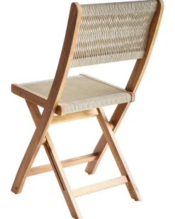 Set bistrot Pieghevole PROSSEDI Legno d'acacia Beige