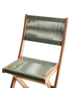 Set bistrot Pieghevole PROSSEDI Legno d'acacia Verde