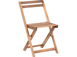 Set bistrot Pieghevole SACILE Legno d'acacia Marrone