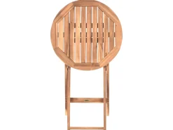 Set bistrot Pieghevole SACILE Legno d'acacia Marrone