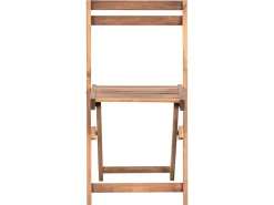Set bistrot Pieghevole SACILE Legno d'acacia Marrone