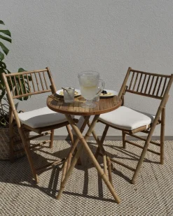 Set bistrot Pieghevole SAVELLETRI Bambù Marrone